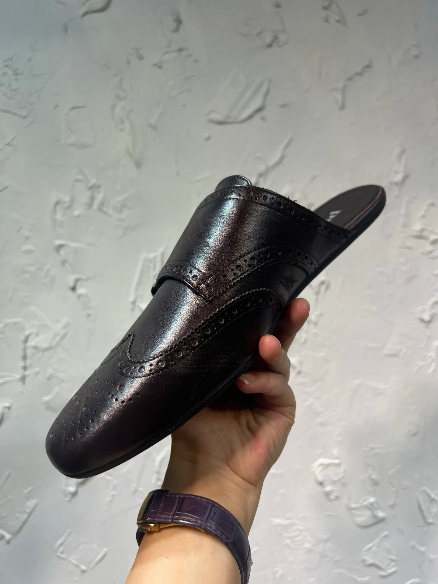 P780 prada derby2025 spring and autumn latest Prada slip-on retro men's Muleto shoes, Shuffle double-buckle Monk shoes, upper cowhide, lining and foot cowhide, rubber sole, black and brown 2-color original packaging Code number: 39-46